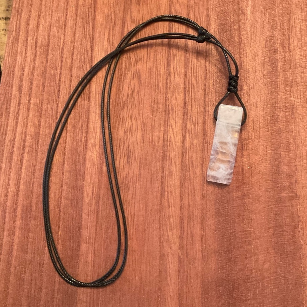 Beautiful Natural Stone Necklace adjustable from 20” to 36” BN